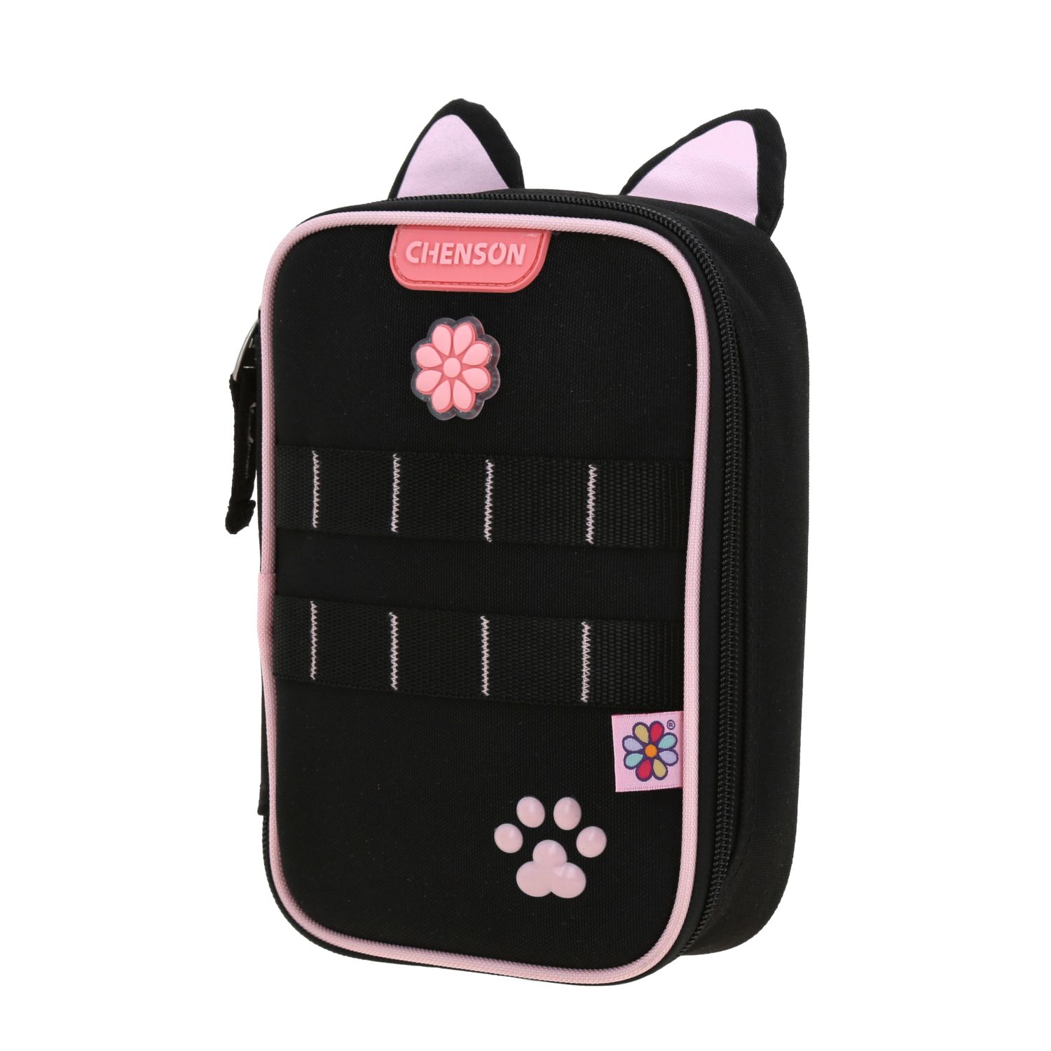 Lapicera Happy Girl Negro 22cm | Estuche Escolar Infantil Chenson 2