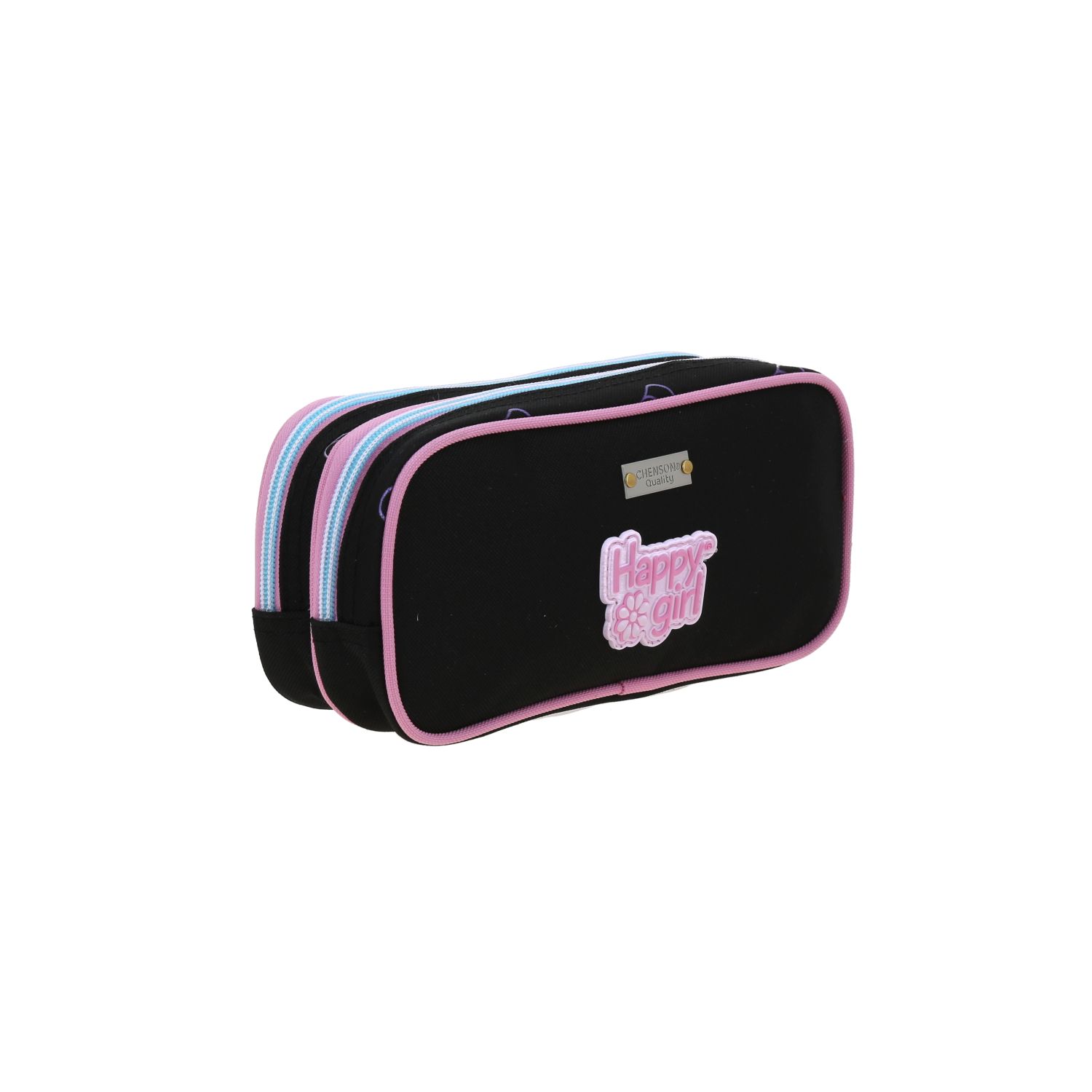 Lapicera Happy Girl Negro Escolar Infantil Chenson 3