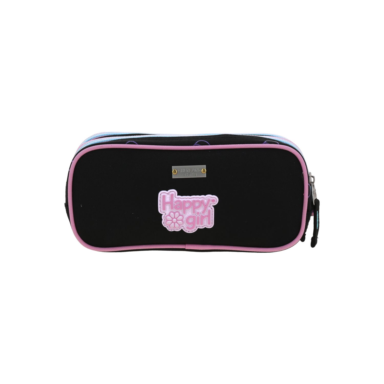 Lapicera Happy Girl Negro Escolar Infantil Chenson 4