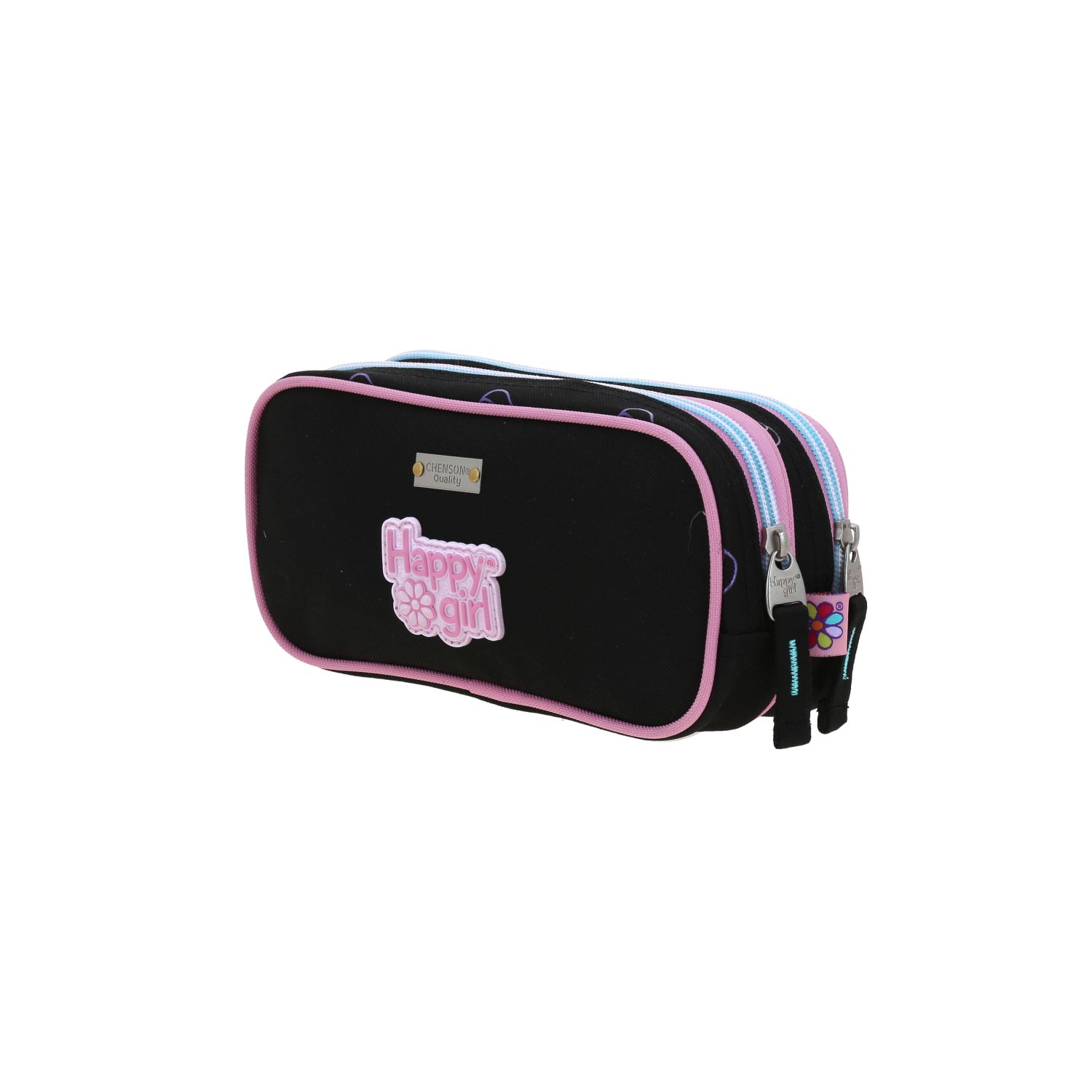 Lapicera Happy Girl Negro Escolar Infantil Chenson 5