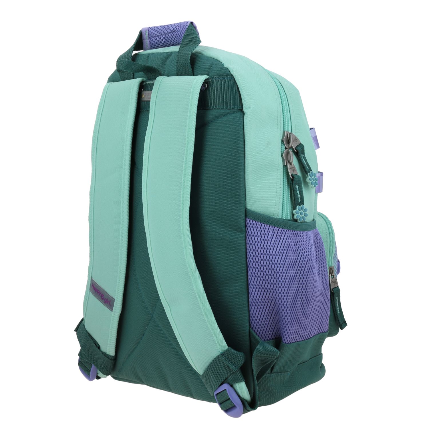 Mochila Escolar Happy Girl Verde | Resistente y Segura para Niñas 5