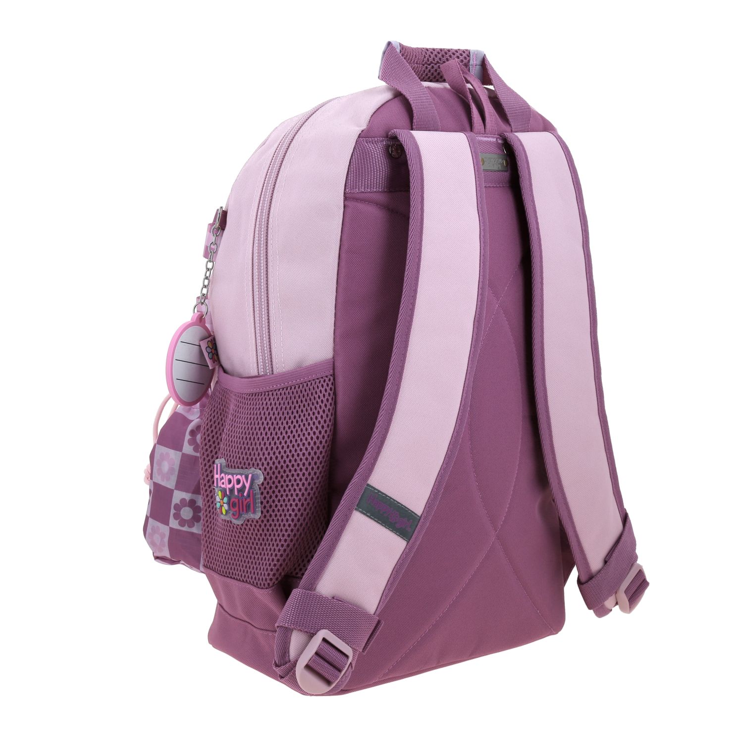 Mochila Escolar Happy Girl Rosa | Chenson Infantil 3