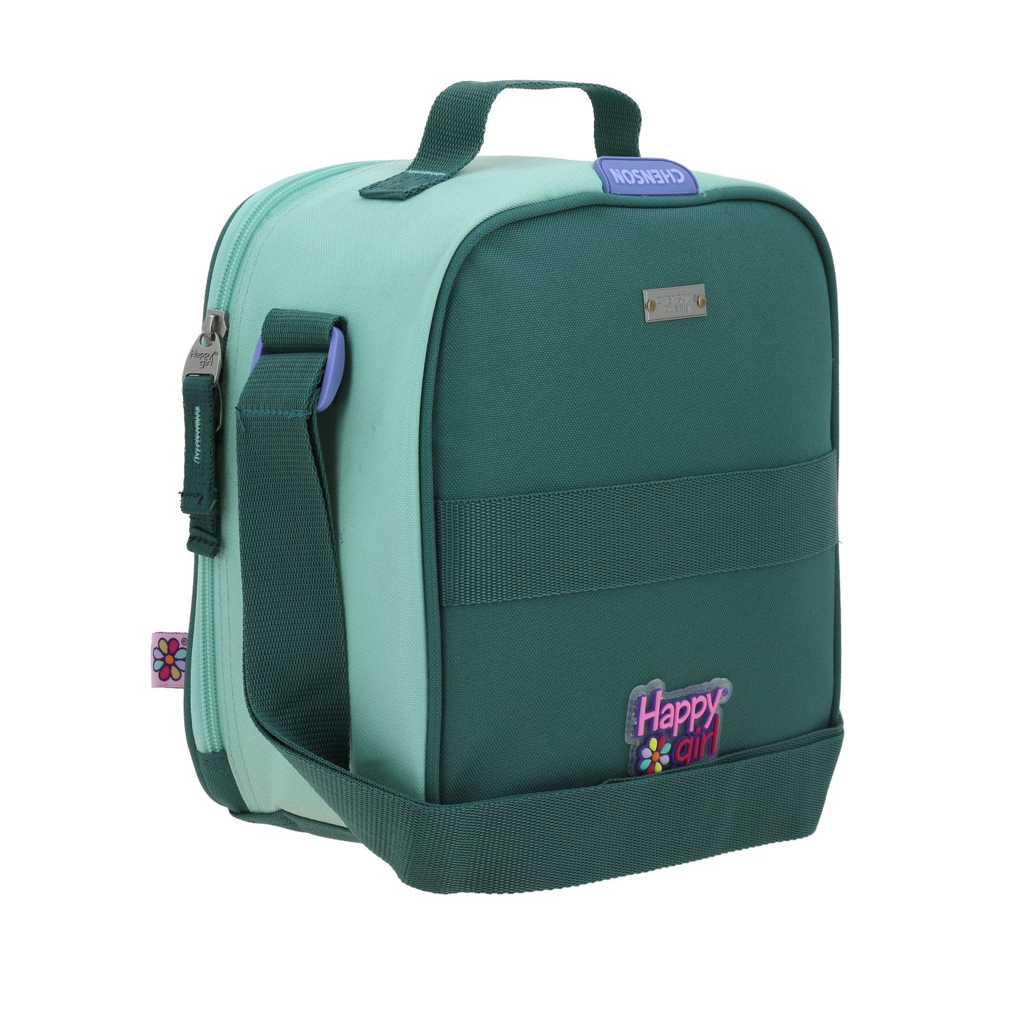 Lonchera Escolar Happy Girl Verde con Forro Térmico | Chenson 3