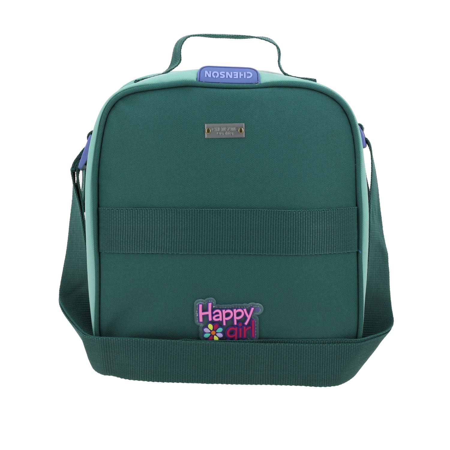 Lonchera Escolar Happy Girl Verde con Forro Térmico | Chenson 4