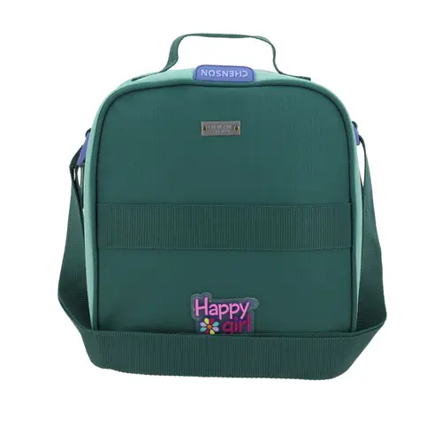 Lonchera Escolar Happy Girl Verde con Forro Térmico | Chenson 4