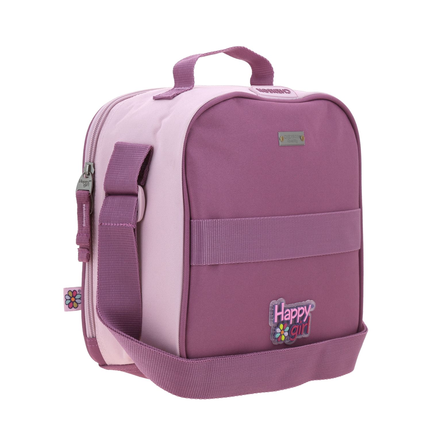 Lonchera Escolar Rosa Happy Girl Térmica para Niña 3