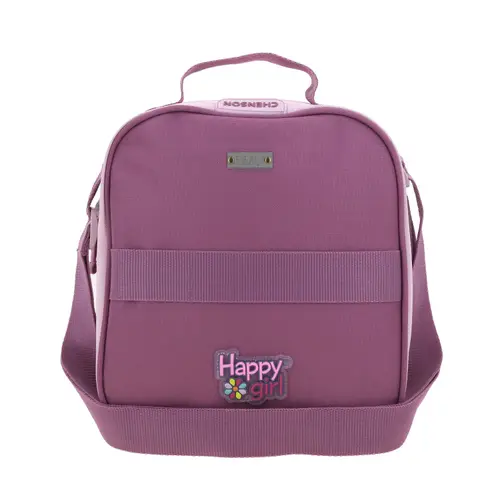 Lonchera Escolar Rosa Happy Girl Térmica para Niña 4