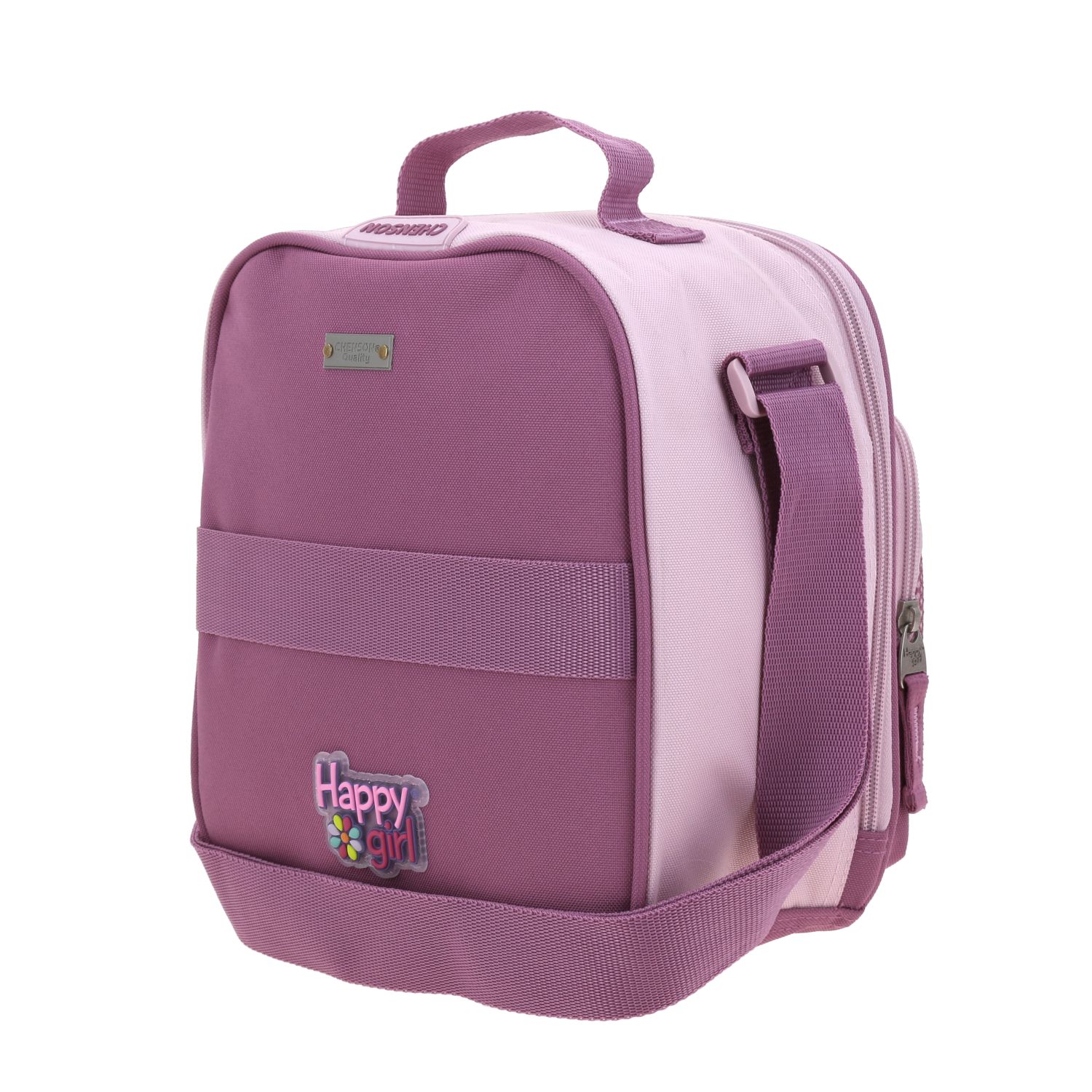Lonchera Escolar Rosa Happy Girl Térmica para Niña 5