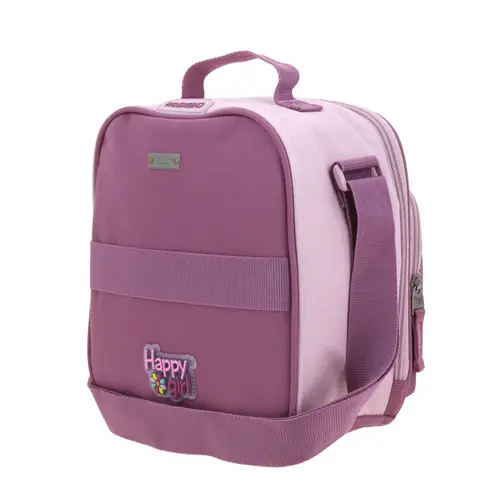 Lonchera Escolar Rosa Happy Girl Térmica para Niña 5