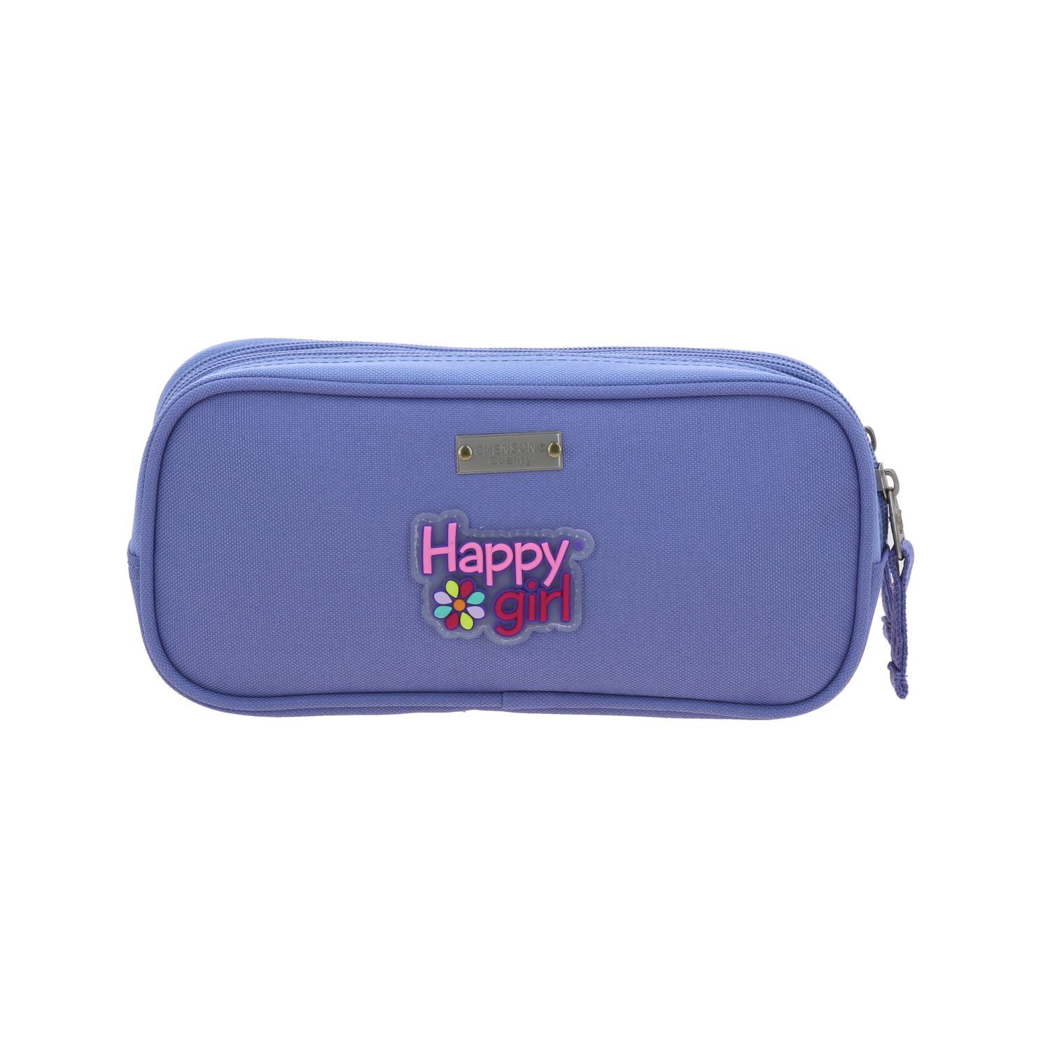 Lapicera Happy Girl Uva 23cm - Estuche Escolar Infantil Resistente 4