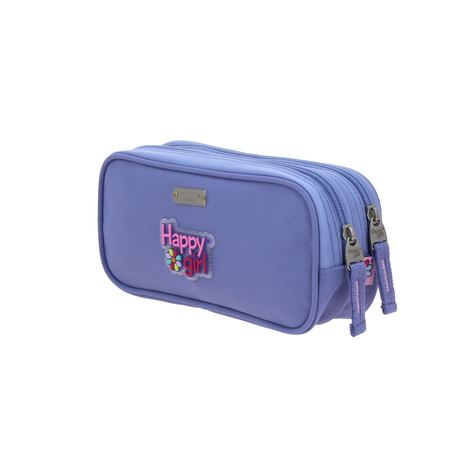 Lapicera Happy Girl Uva 23cm - Estuche Escolar Infantil Resistente 5