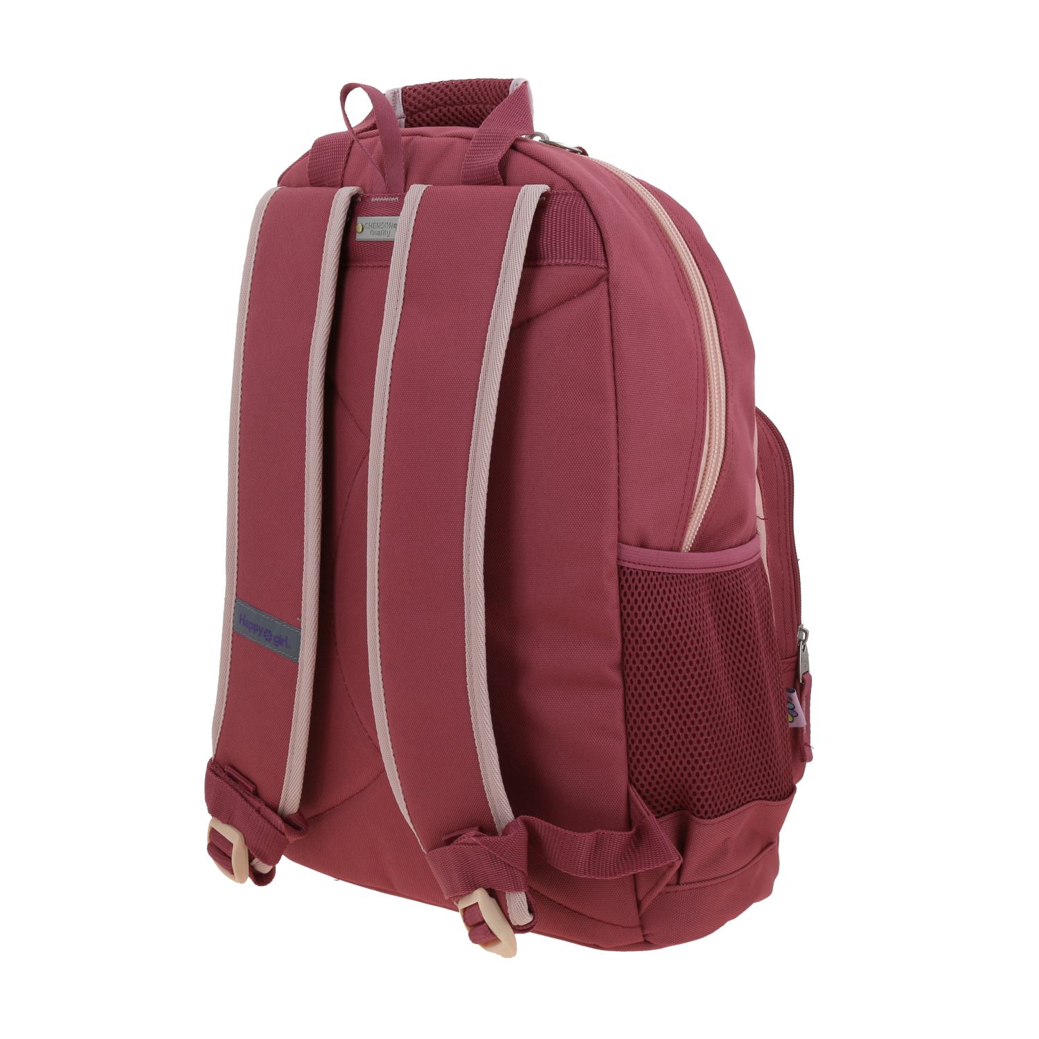 Mochila Escolar Happy Girl Rosa | Backpack Infantil Chenson 5