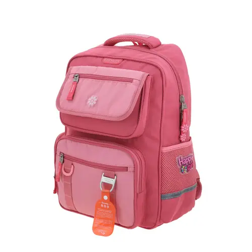 Kit Escolar Happy Girl by Chenson (Mochila + Lapicera) Rosa Infantil - Modelo HG70914 3