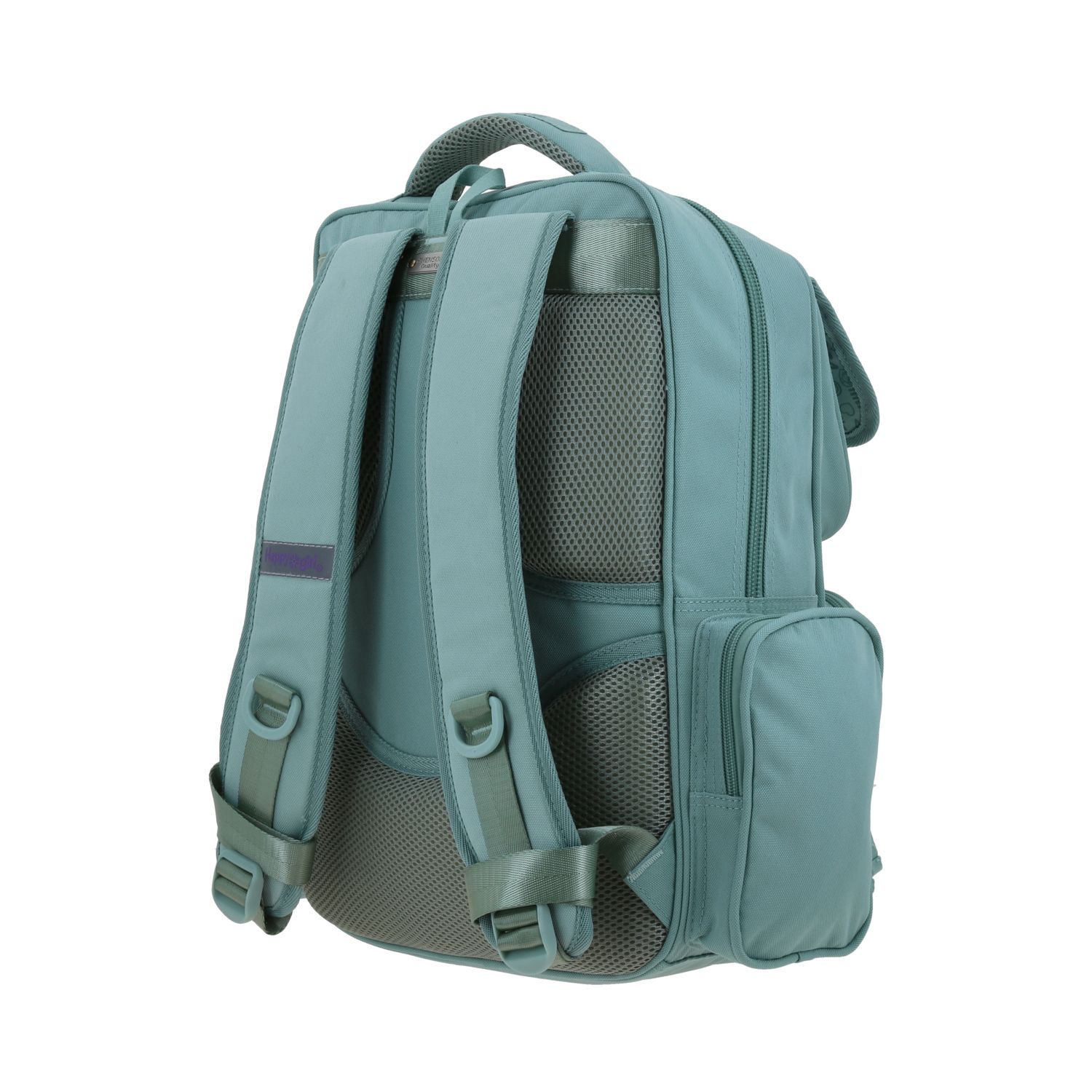 Mochila Escolar Happy Girl Turquesa para Niña | Resistente 5