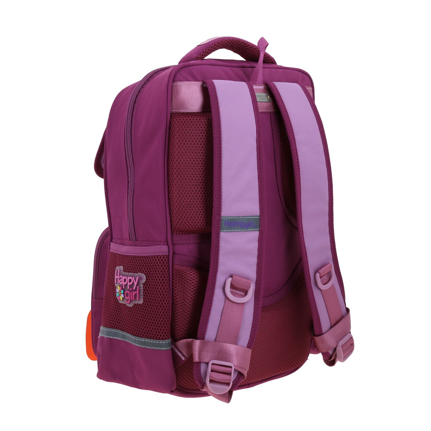 Mochila Escolar Happy Girl Uva 30cm - Resistente y Colorida 3