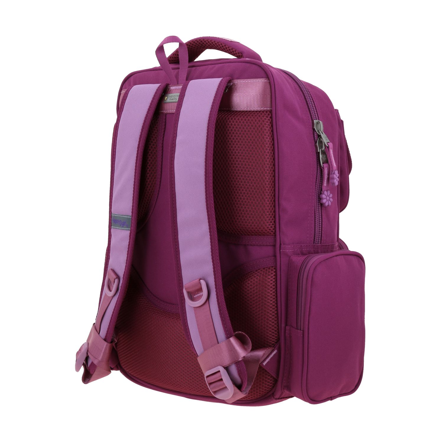Mochila Escolar Happy Girl Uva 30cm - Resistente y Colorida 5