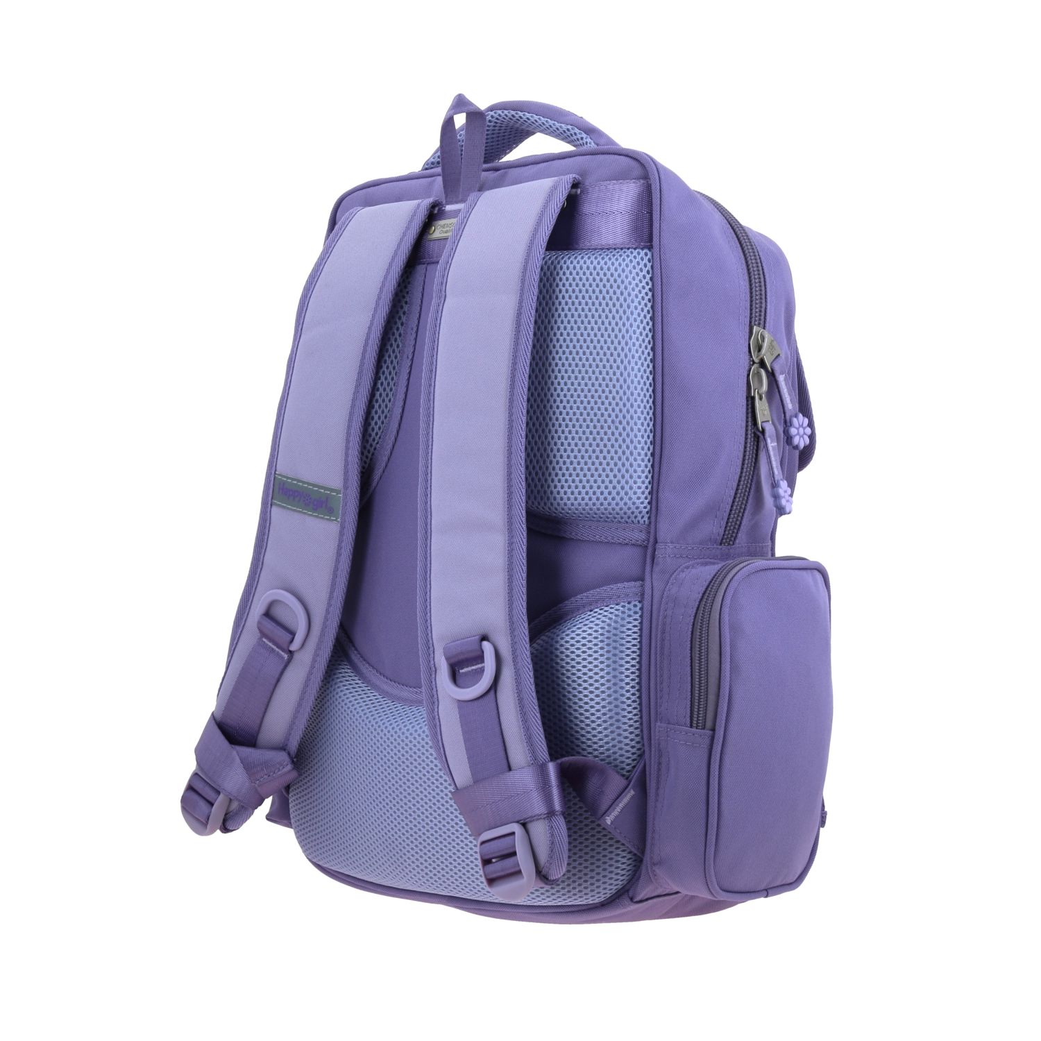 Mochila Escolar Happy Girl Violeta | Resistente para Niña 5