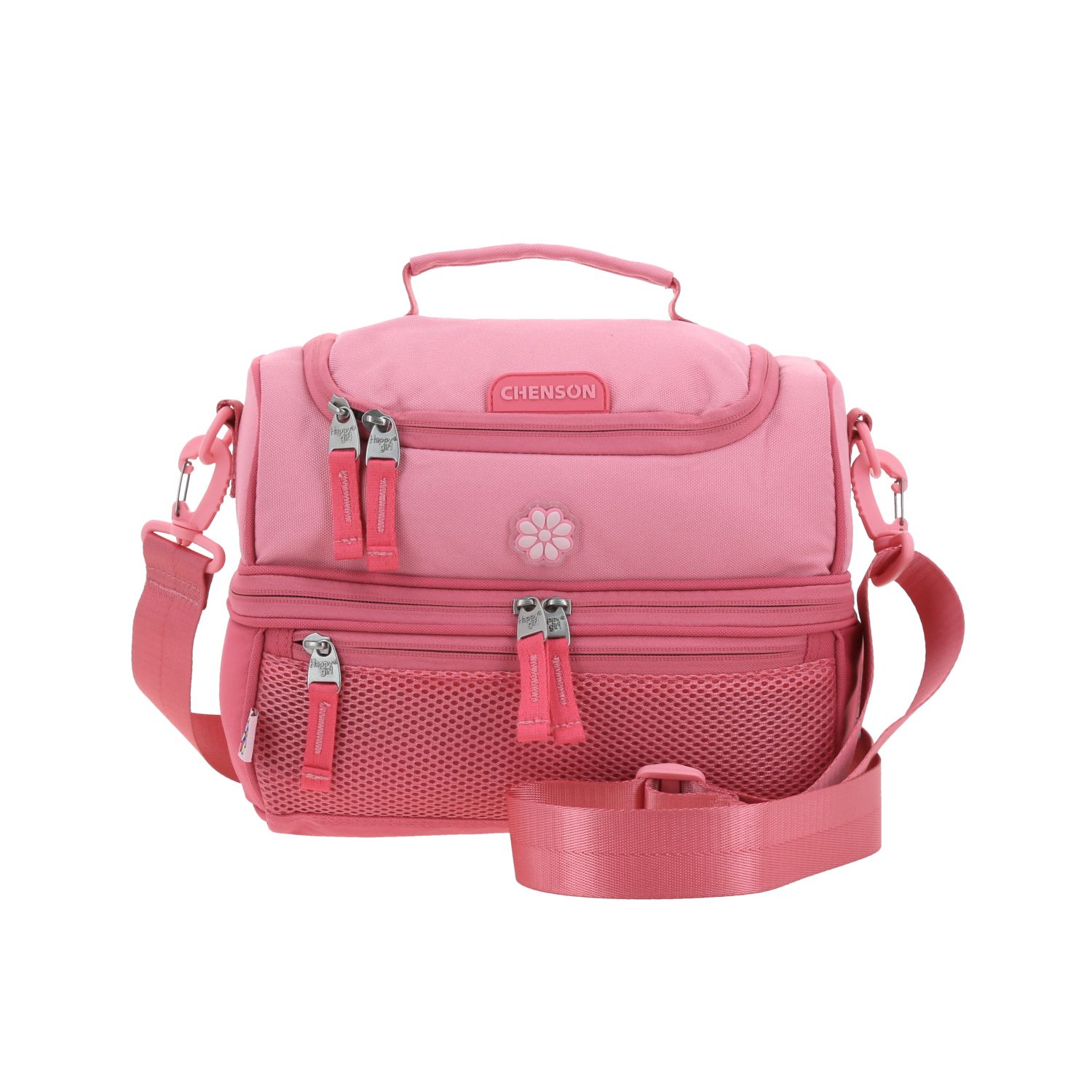 Kit Escolar Happy Girl by Chenson (Mochila + Mochila) Rosa Infantil 2