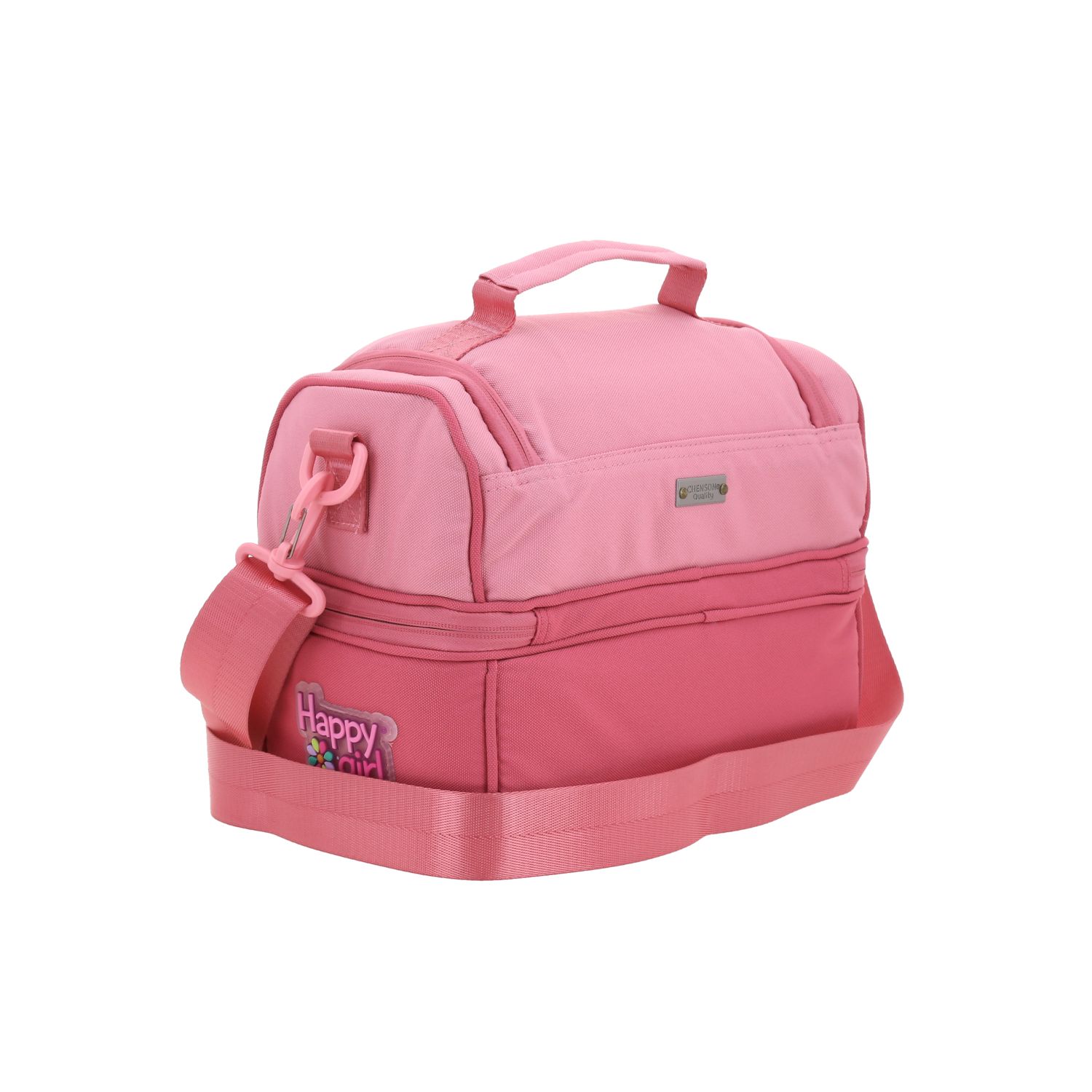 Lonchera Térmica Happy Girl Rosa 25cm Escolar Niña 3