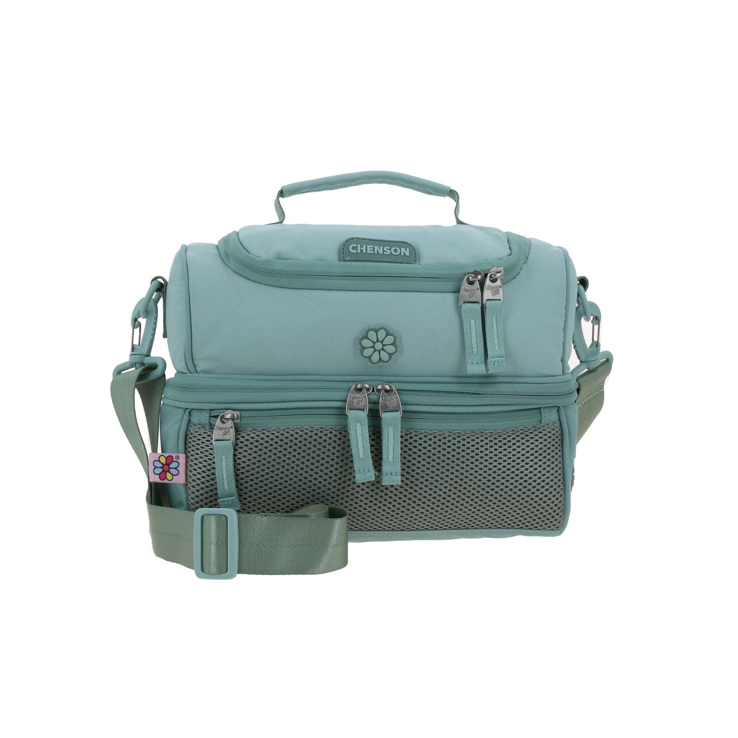 Kit Escolar Happy Girl by Chenson (Mochila + Mochila) Turquesa Infantil 2