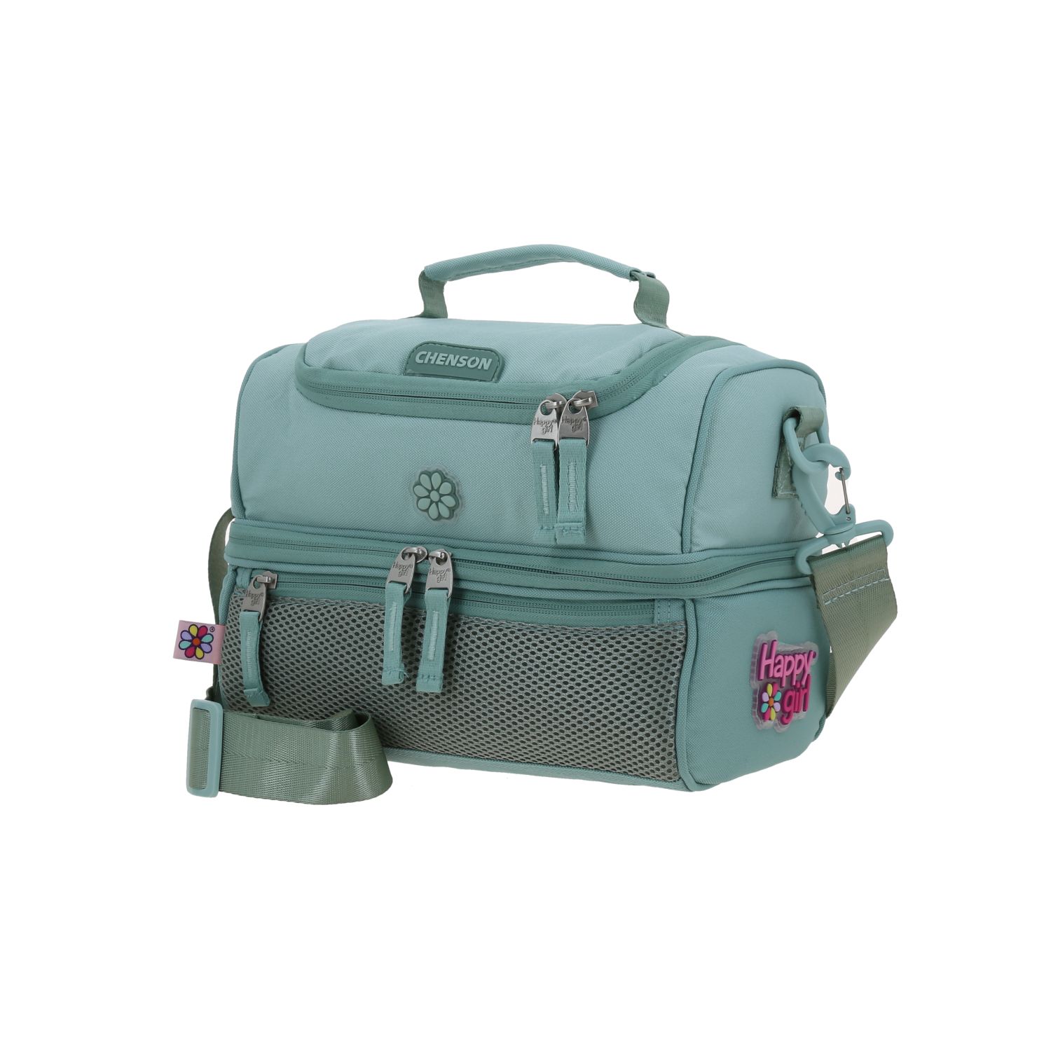 Kit Escolar Happy Girl by Chenson (Mochila + Mochila) Turquesa Infantil 3