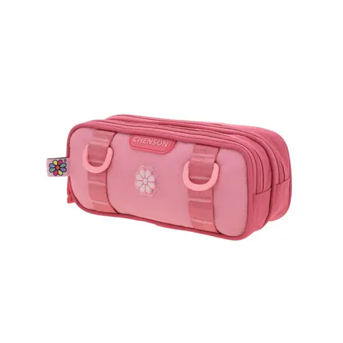 Lapicera Happy Girl Rosa Estuche Escolar Infantil Chenson - vista 2