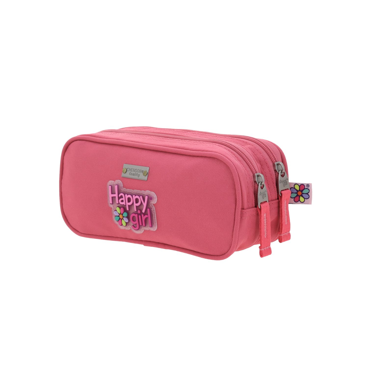 Lapicera Happy Girl Rosa Estuche Escolar Infantil Chenson 5