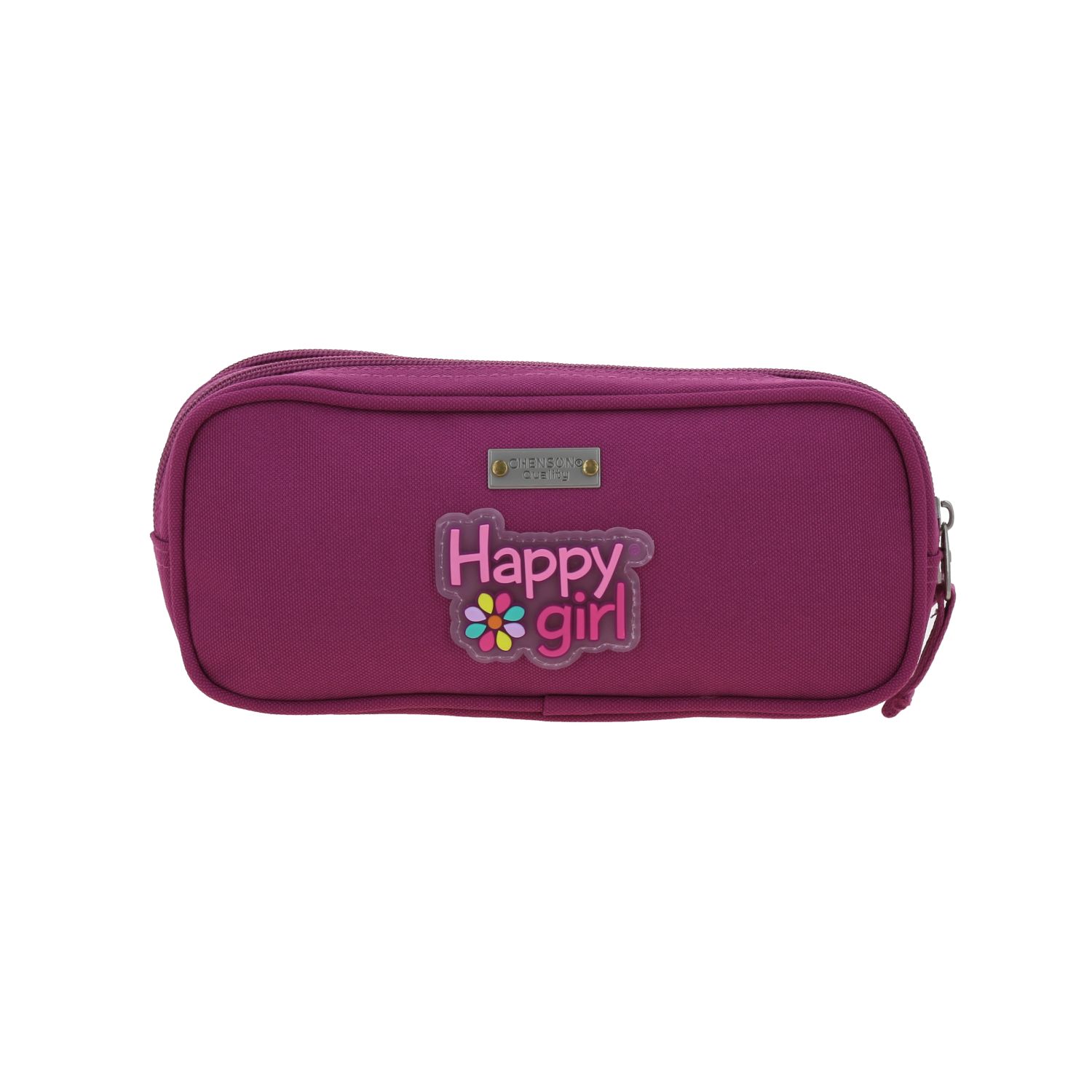 Lapicera Happy Girl Uva | Estuche Escolar Infantil Resistente 4