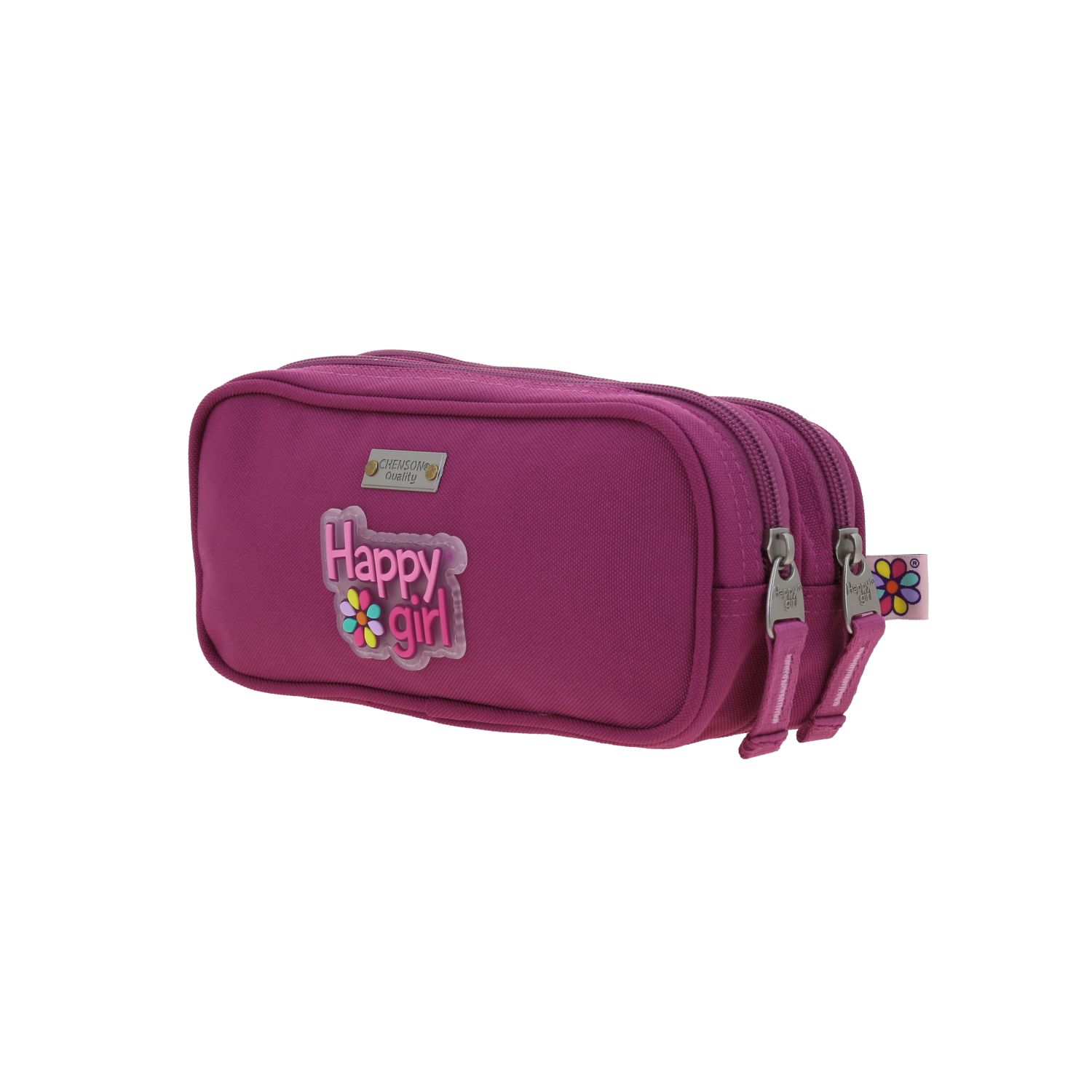 Lapicera Happy Girl Uva | Estuche Escolar Infantil Resistente 5