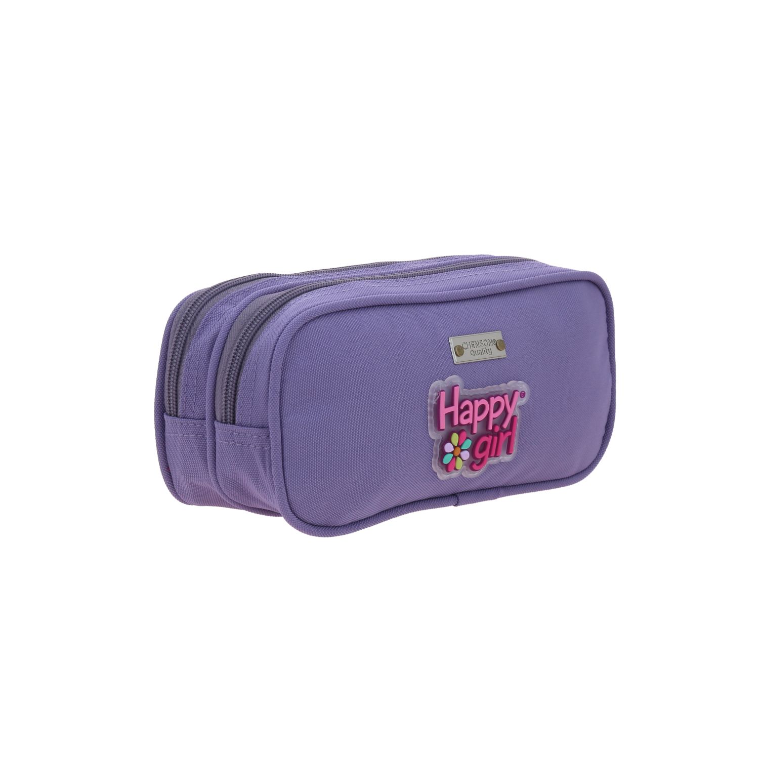 Lapicera Happy Girl Violeta Estuche Escolar Infantil Chenson 3