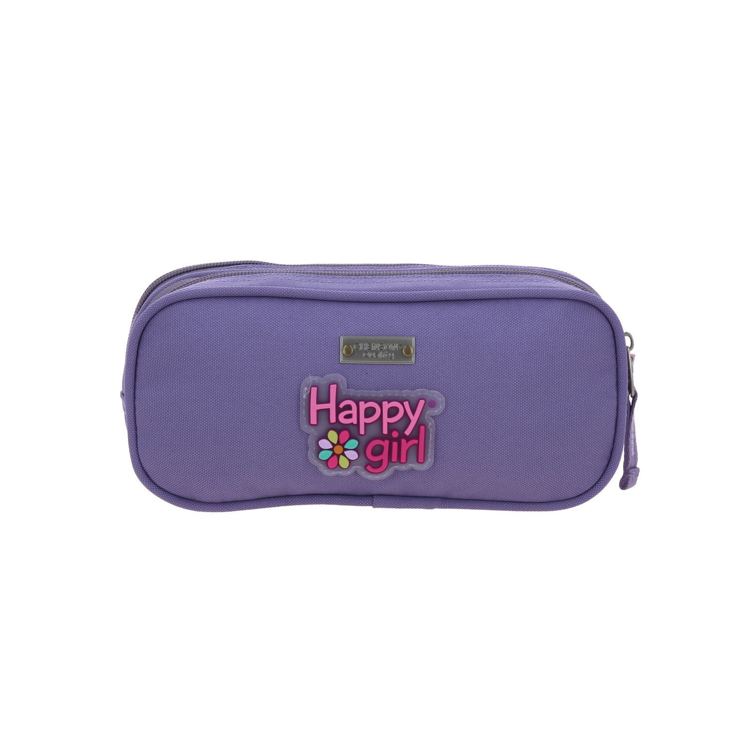 Lapicera Happy Girl Violeta Estuche Escolar Infantil Chenson 4