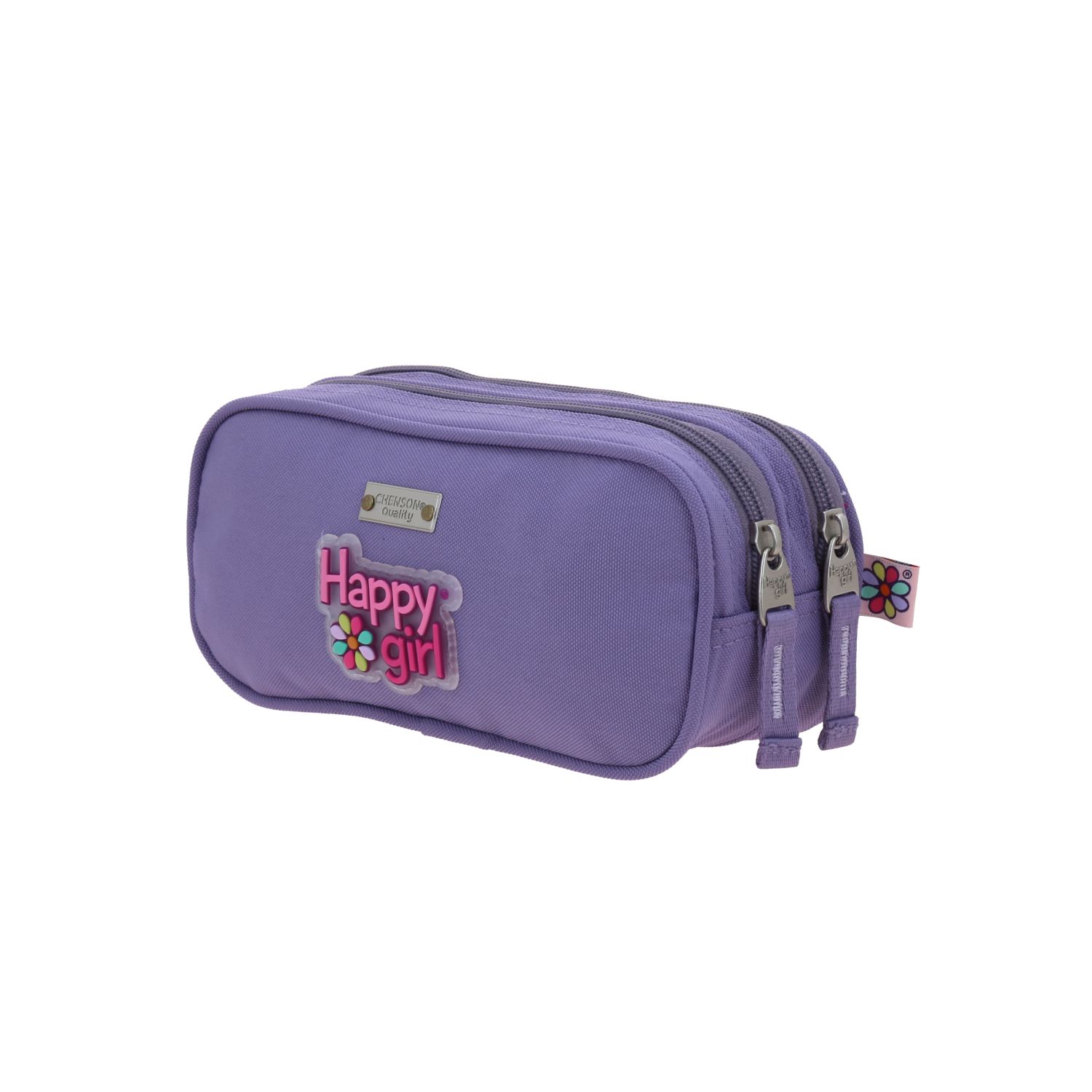 Lapicera Happy Girl Violeta Estuche Escolar Infantil Chenson 5