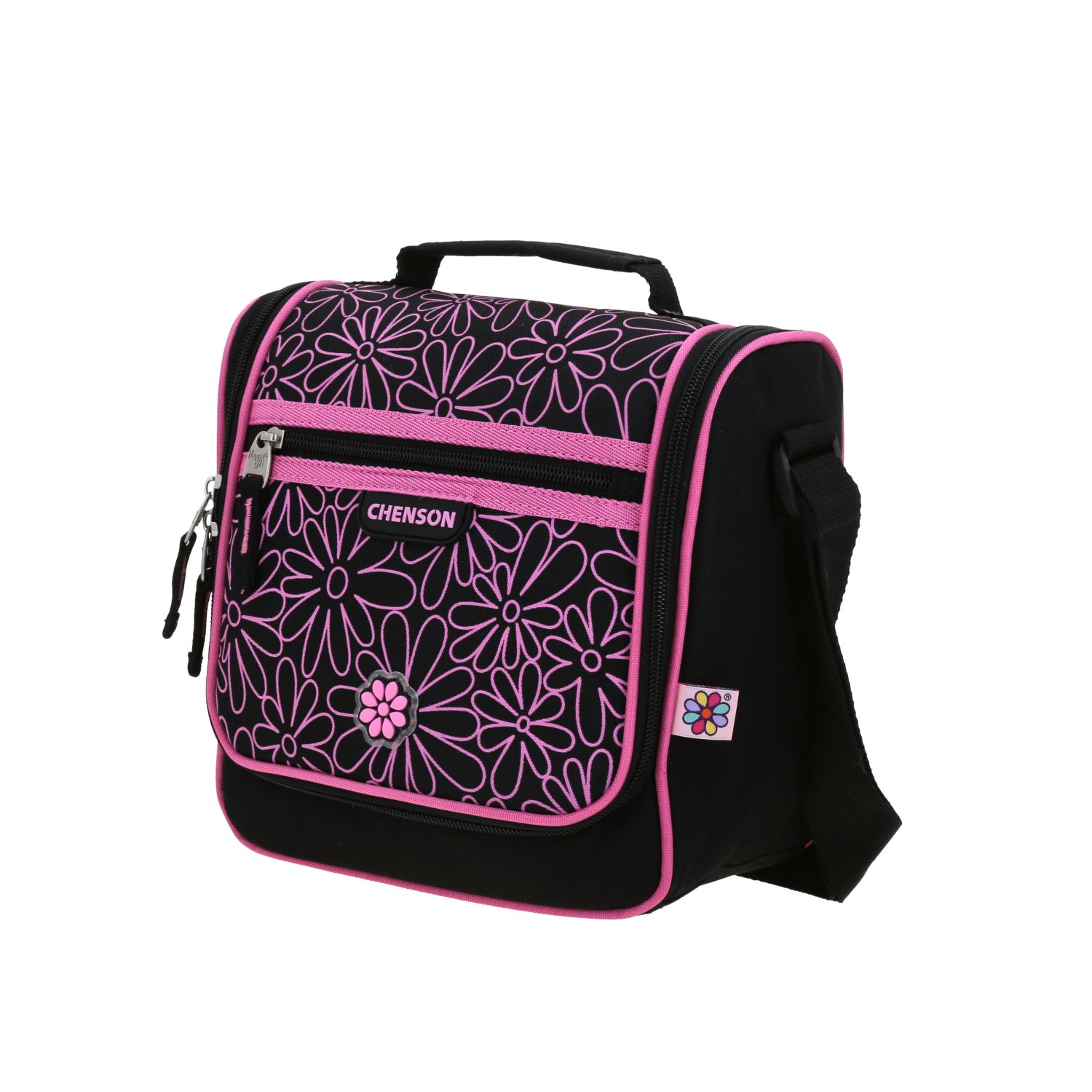 Kit Escolar Happy Girl by Chenson (Mochila + Mochila) Negro Infantil 5