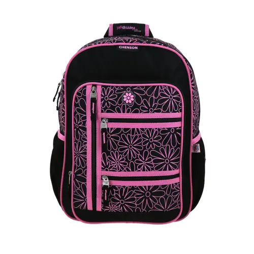Mochila Escolar Happy Girl Negro | Backpack Infantil Resistente 1