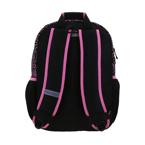 Mochila Escolar Happy Girl Negro | Backpack Infantil Resistente 4