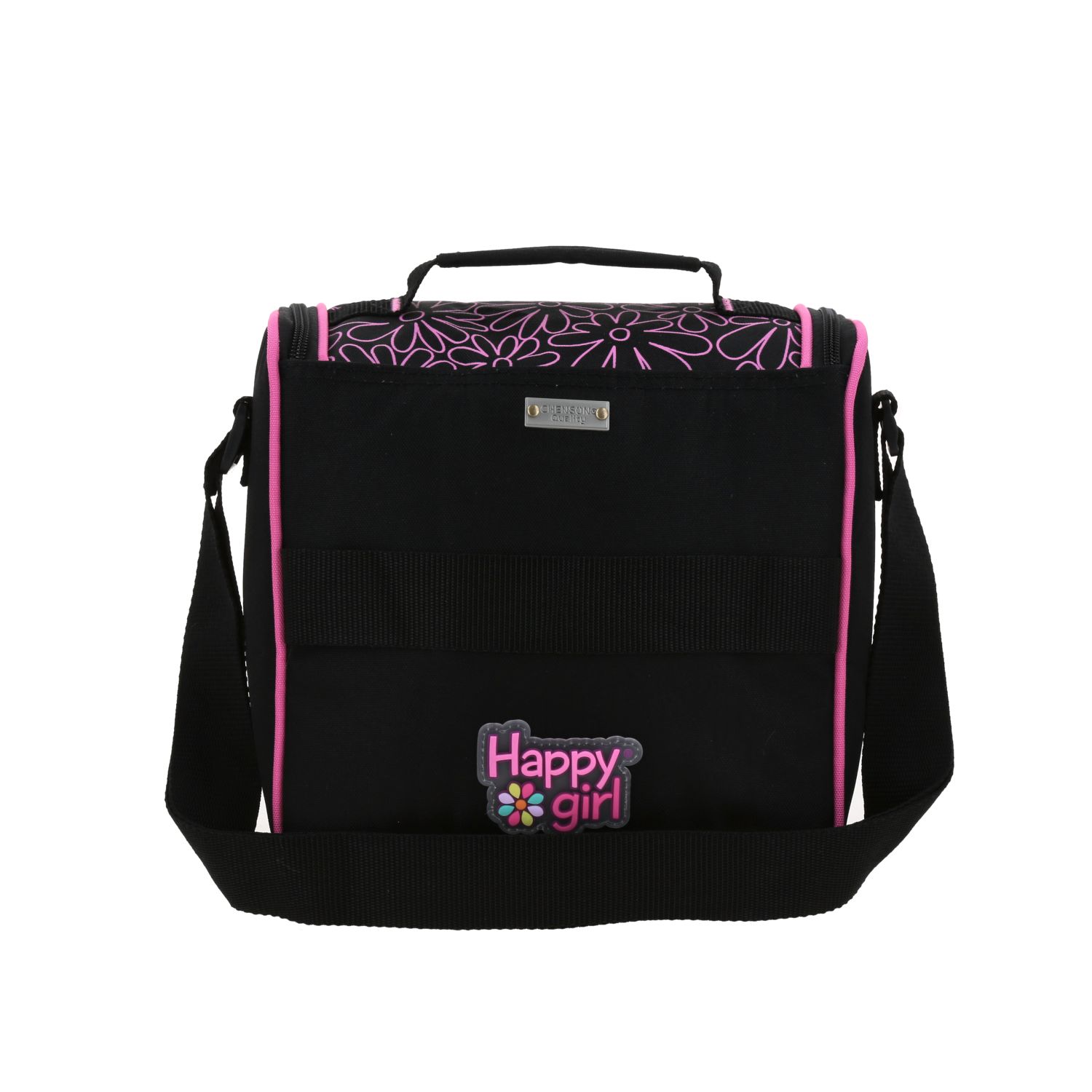 Lonchera Escolar Térmica Happy Girl Negro - Niña 4