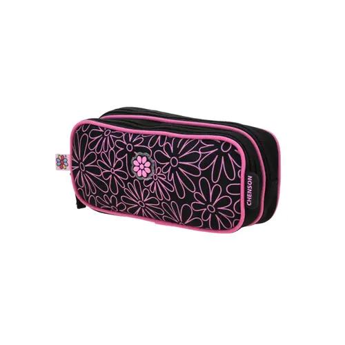 Lapicera Happy Girl Negro 23cm - Estuche Escolar Infantil - vista 2