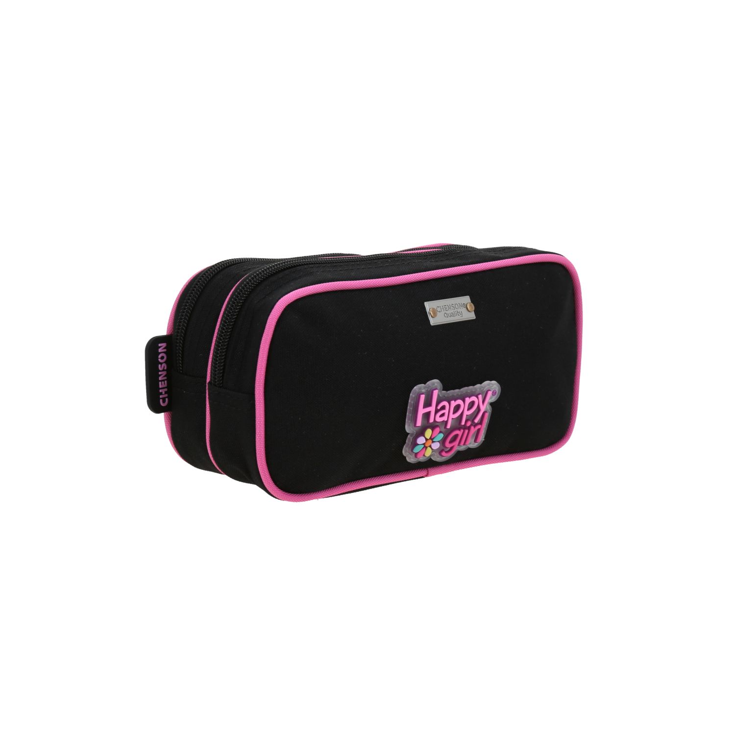 Lapicera Happy Girl Negro 23cm - Estuche Escolar Infantil 3