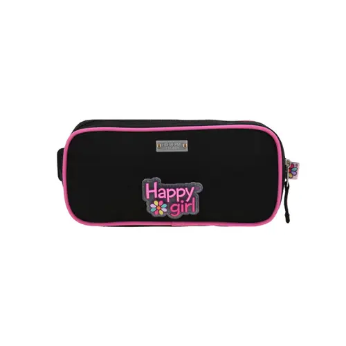 Lapicera Happy Girl Negro 23cm - Estuche Escolar Infantil 4