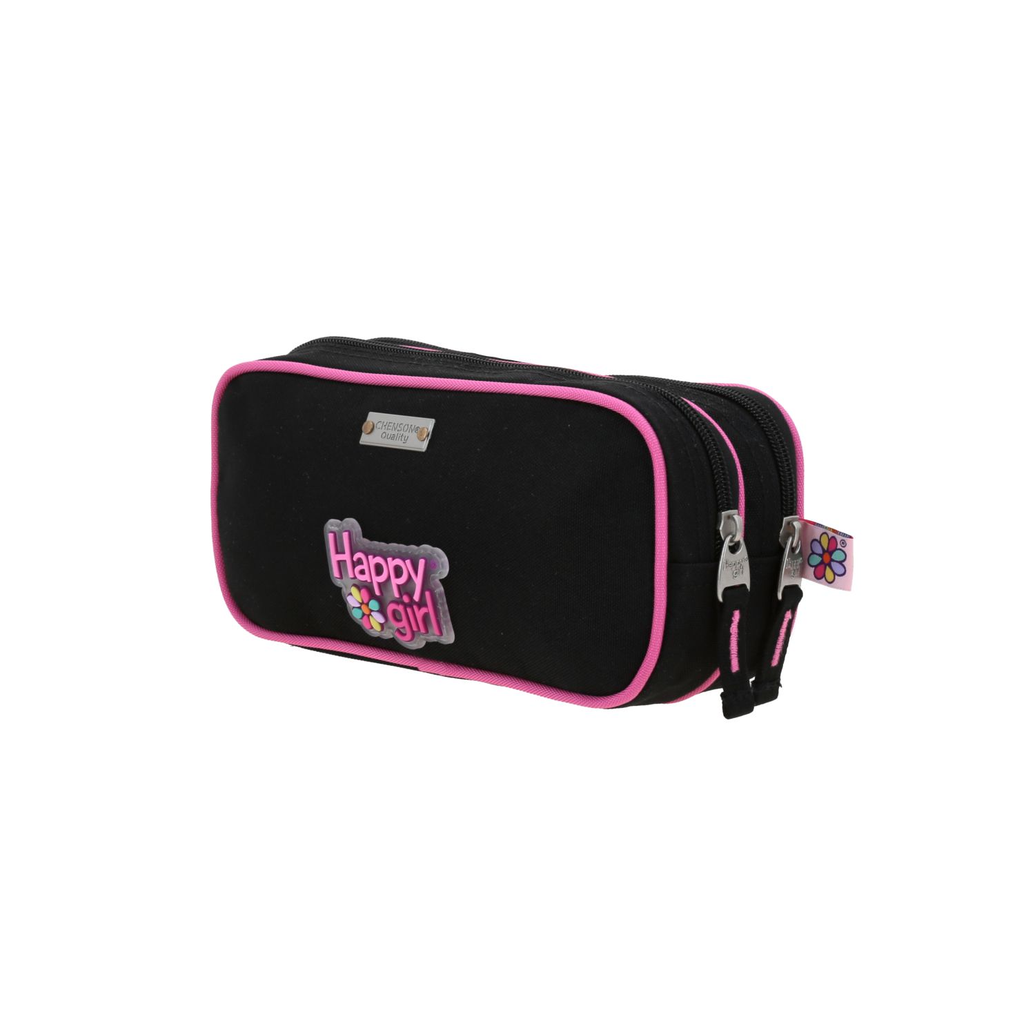 Lapicera Happy Girl Negro 23cm - Estuche Escolar Infantil 5