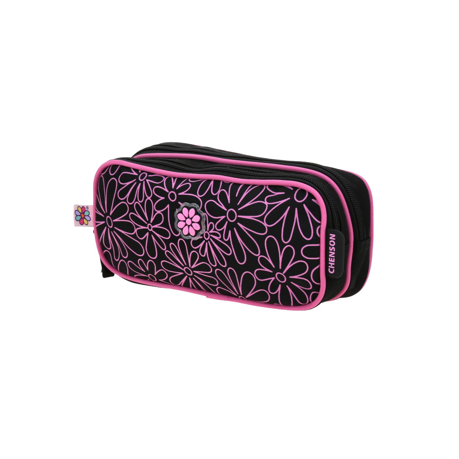 Kit Escolar Happy Girl by Chenson (Mochila + Mochila) Negro Infantil 5