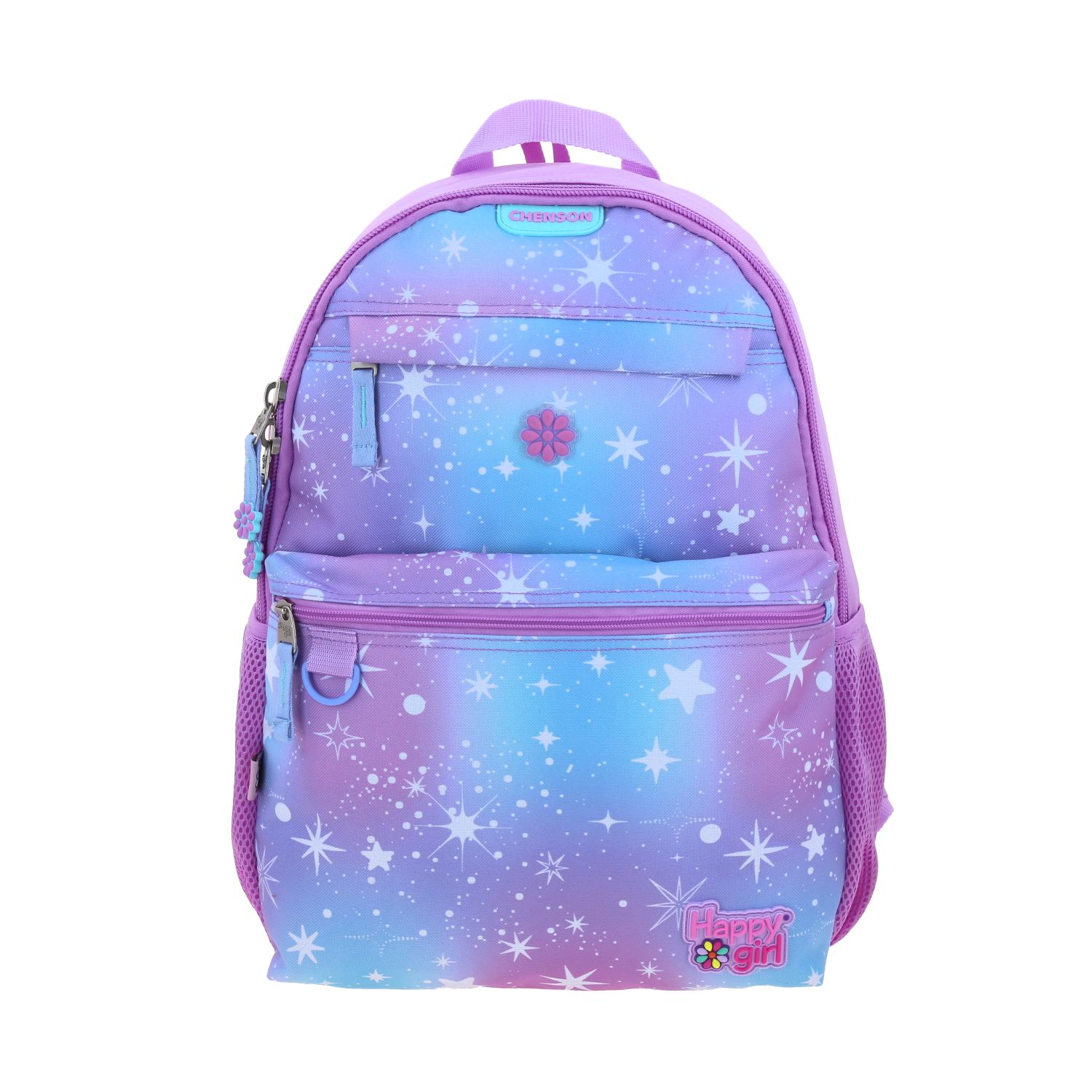 Mochila Escolar Happy Girl Multicolor Resistente Niña 2