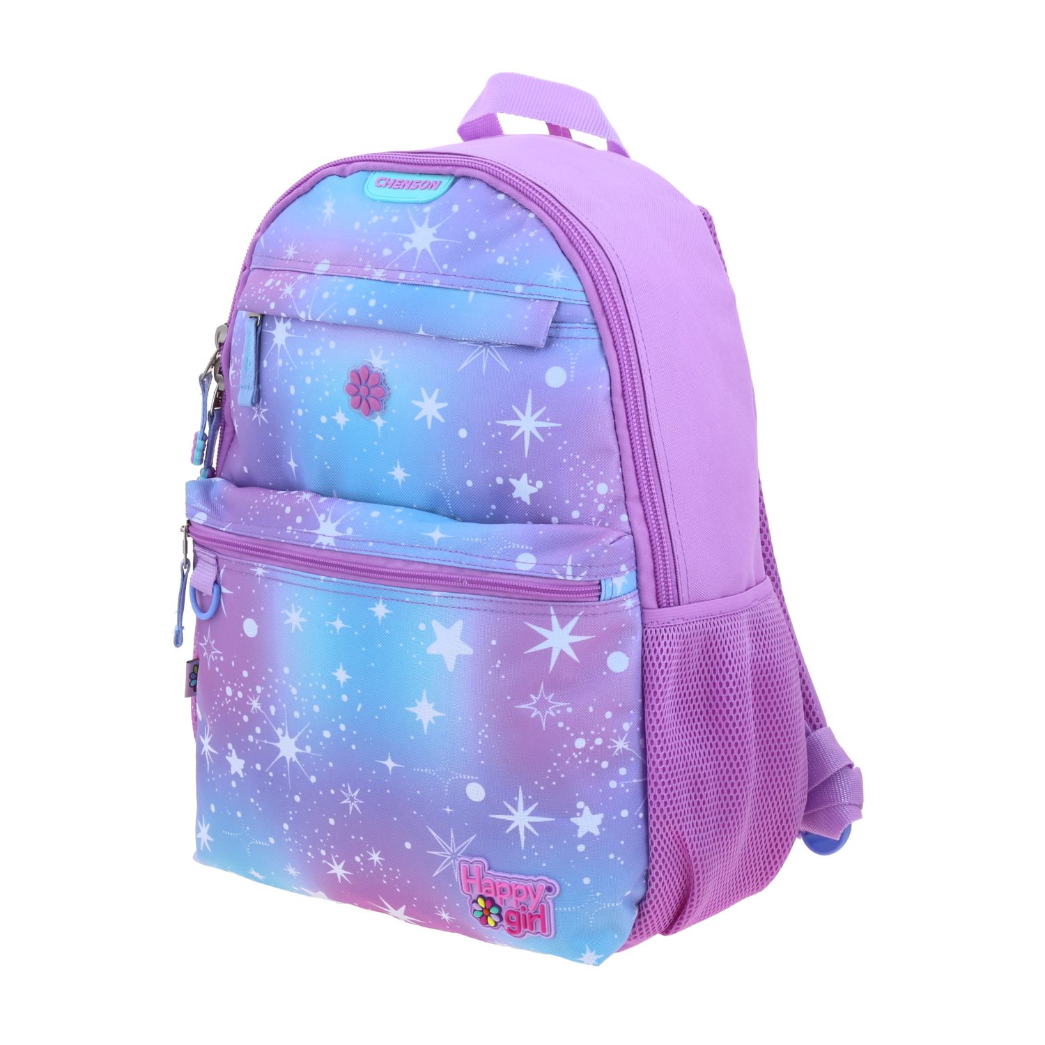 Mochila Escolar Happy Girl Multicolor Resistente Niña 3