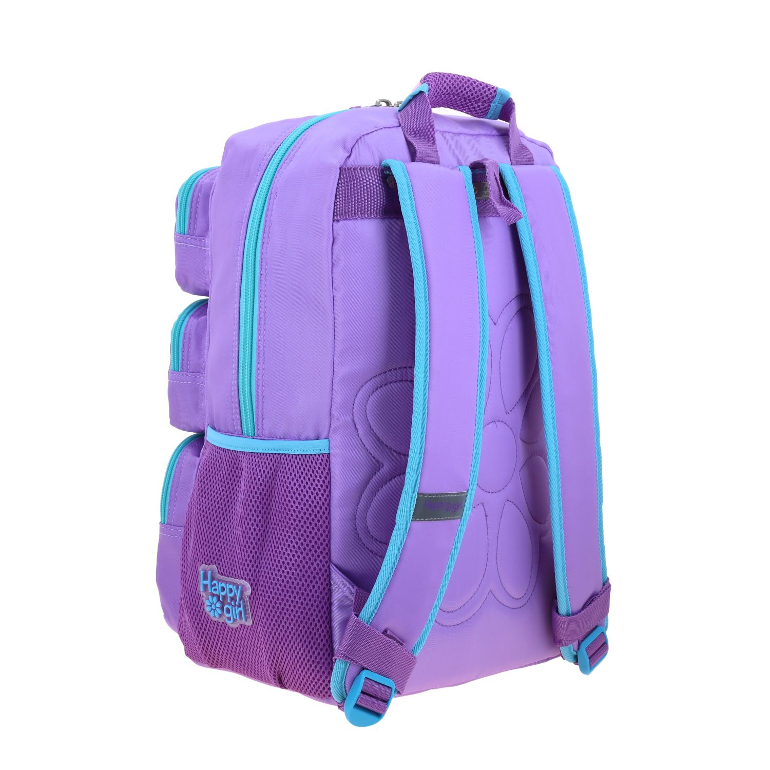 Mochila Escolar Happy Girl Uva | Backpack Niña Resistente 3
