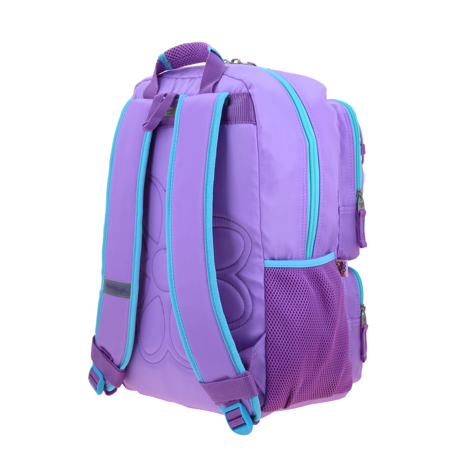 Mochila Escolar Happy Girl Uva | Backpack Niña Resistente 5