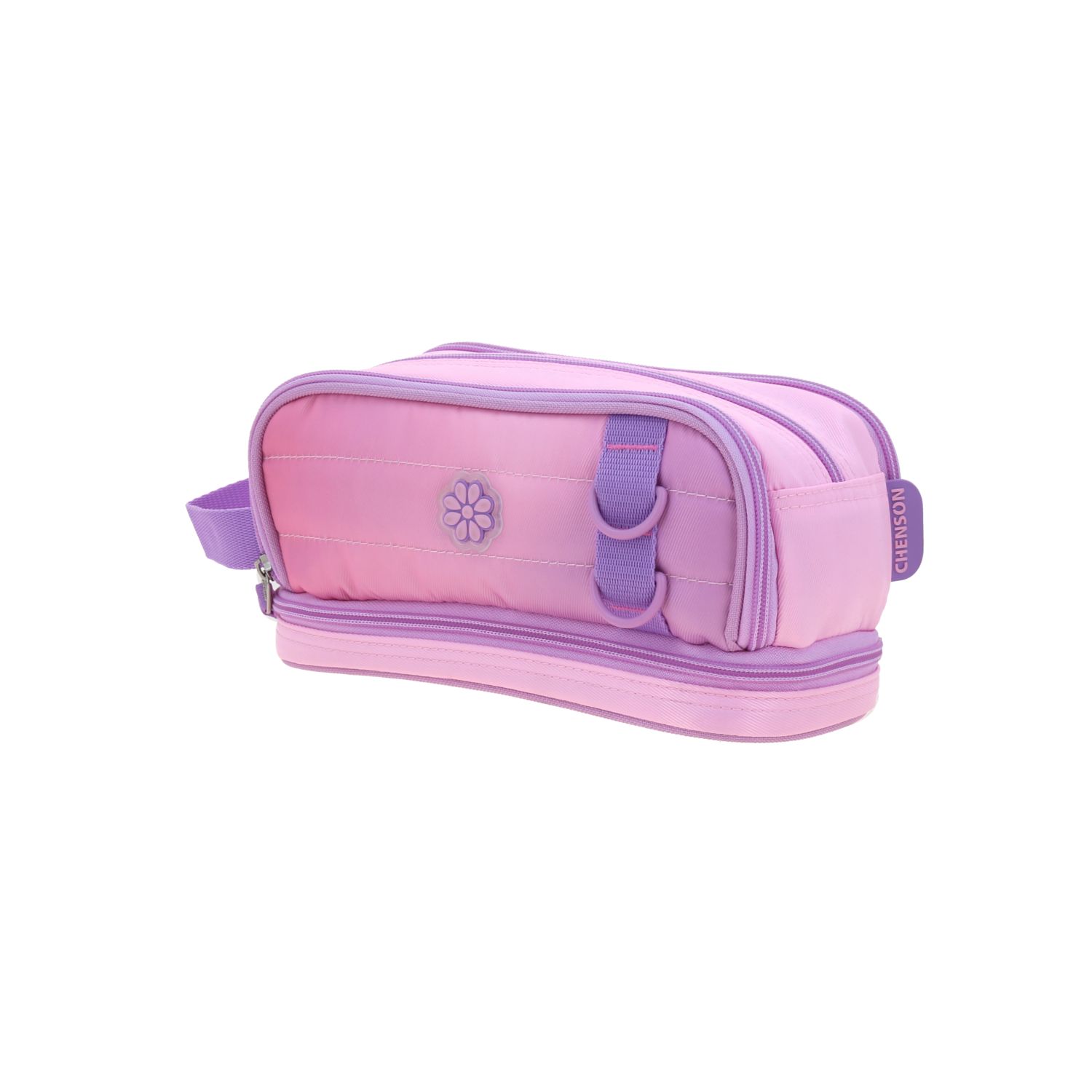 Lapicera Rosa Happy Girl by Chenson - Estuche Escolar Infantil 2