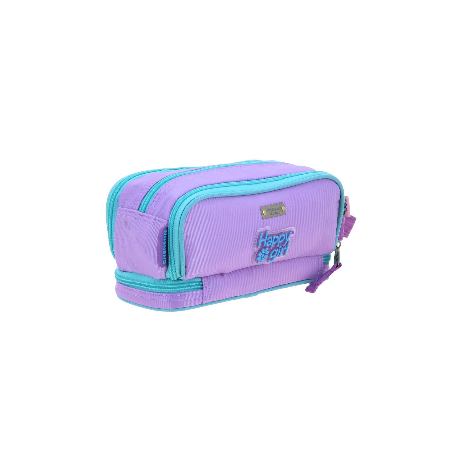 Lapicera Happy Girl Uva | Estuche Escolar Infantil Resistente 3