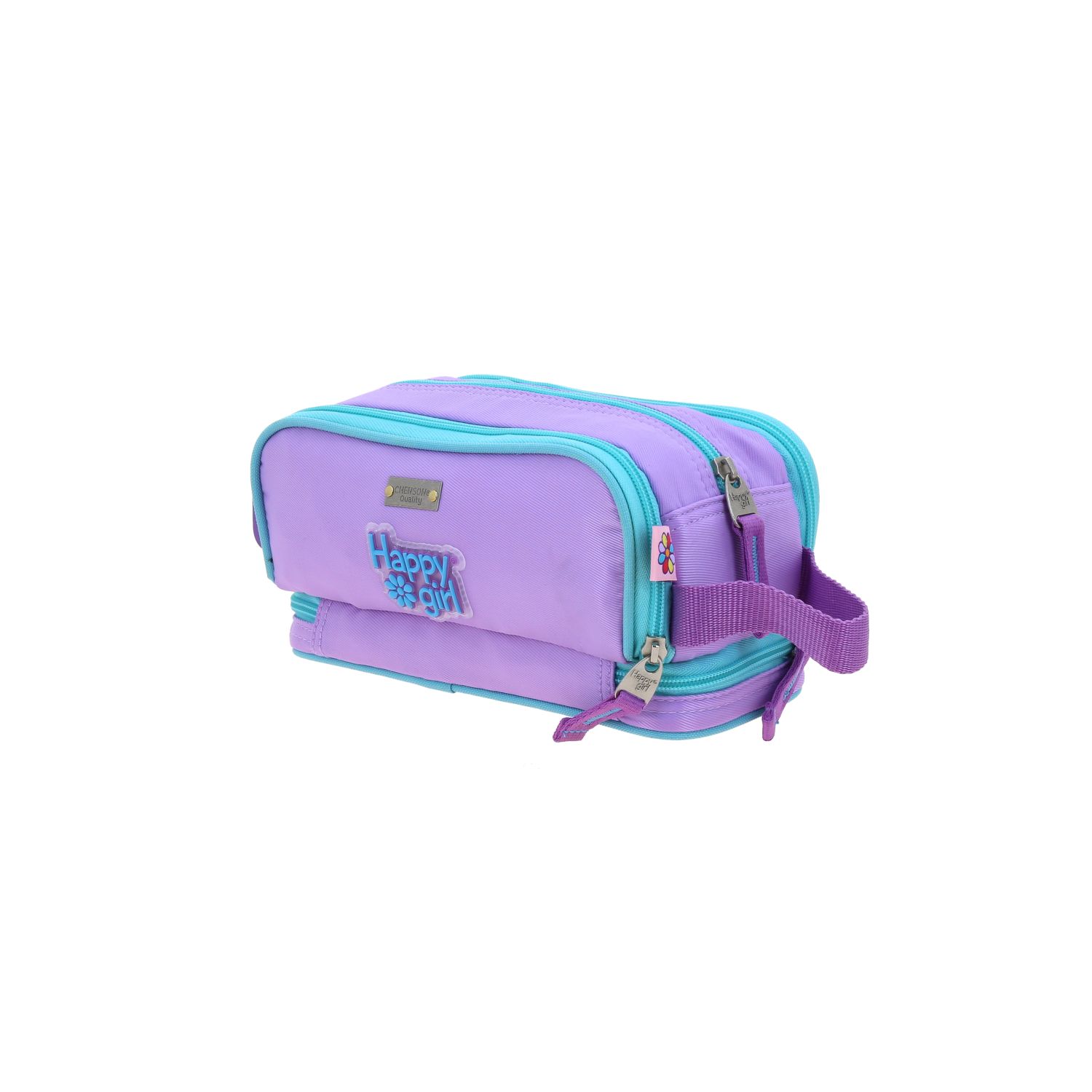 Lapicera Happy Girl Uva | Estuche Escolar Infantil Resistente 5