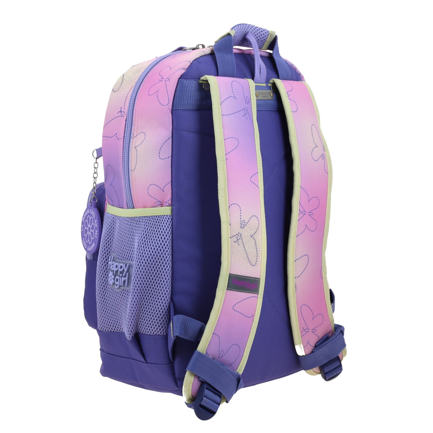 Mochila Escolar Happy Girl Uva | Backpack Infantil Resistente 3