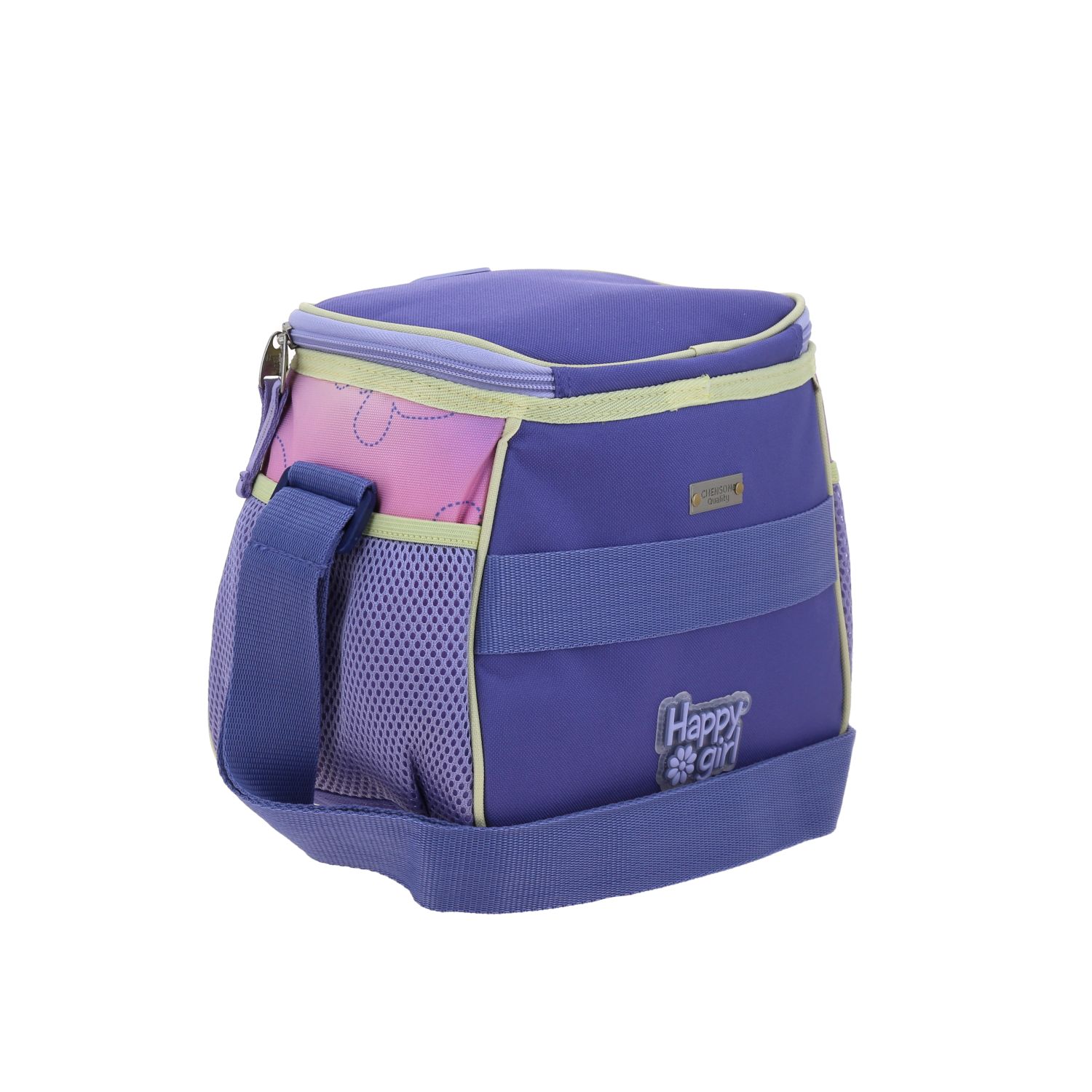 Lonchera Escolar Happy Girl Uva Térmica con Asa Ajustable 3